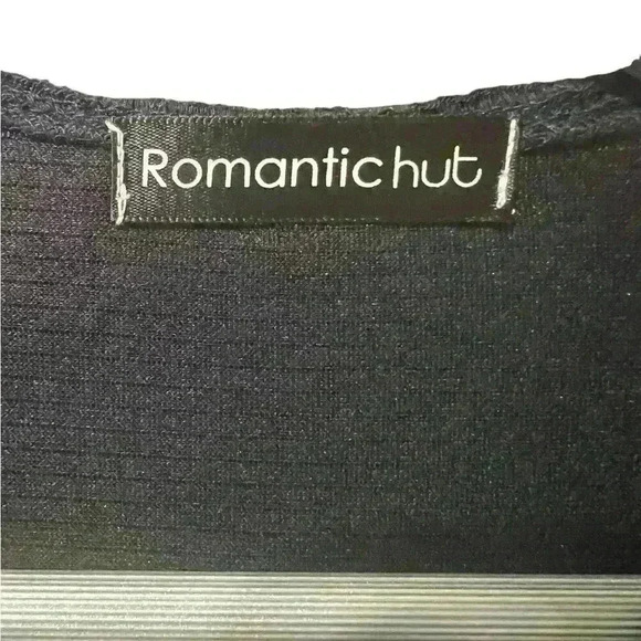 🟠Romantic Hut Navy Longline Zipper Sweater XXL - Picture 3 of 4